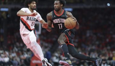 Rambunctious Rockets Forward To Miss 4-6 Weeks With Injury