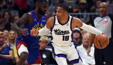 The tank malfunctions as the Kings defeat Nuggets 128-123