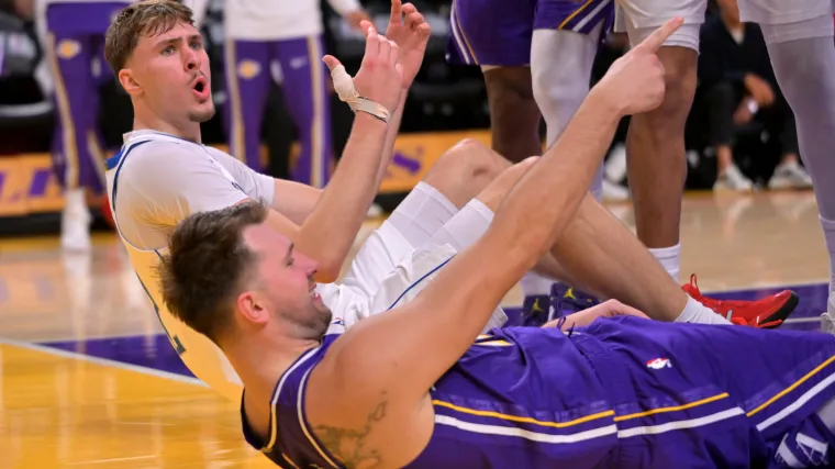 Lakers' Luka Doncic sends six-word message to Mavericks' Cooper Flagg after blockbuster matchup image