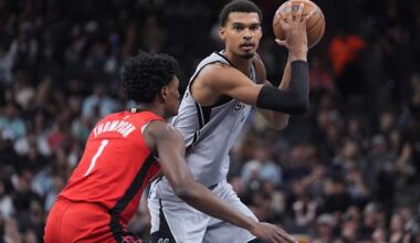 Barnes, Wembanyama lead Spurs to a 121-110 win over Rockets in the teams’ NBA Cup opener