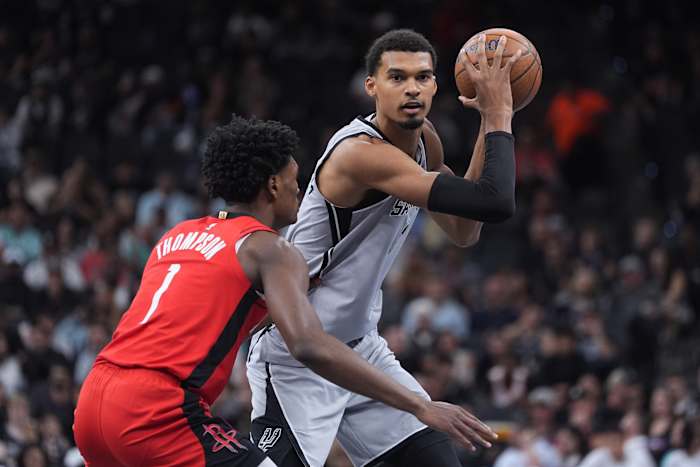 Barnes, Wembanyama lead Spurs to a 121-110 win over Rockets in the teams’ NBA Cup opener