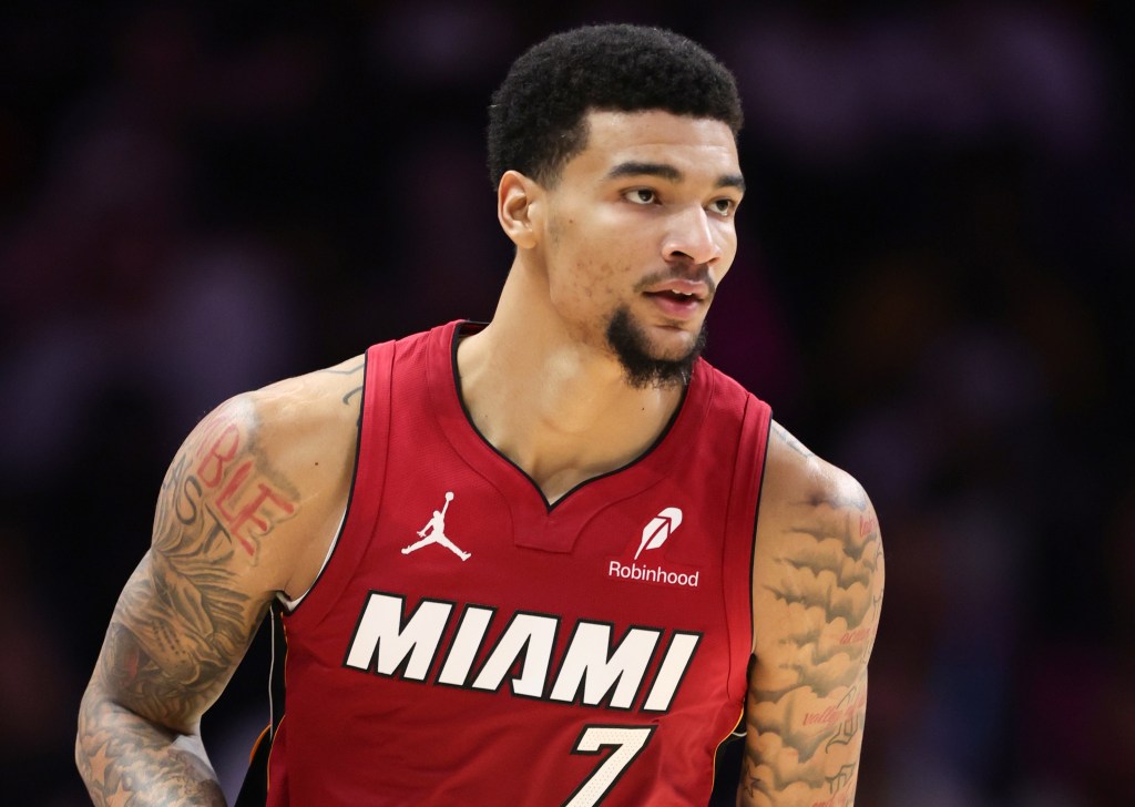 Where is Kel'el Ware? Not i Miami Heat starting lineup