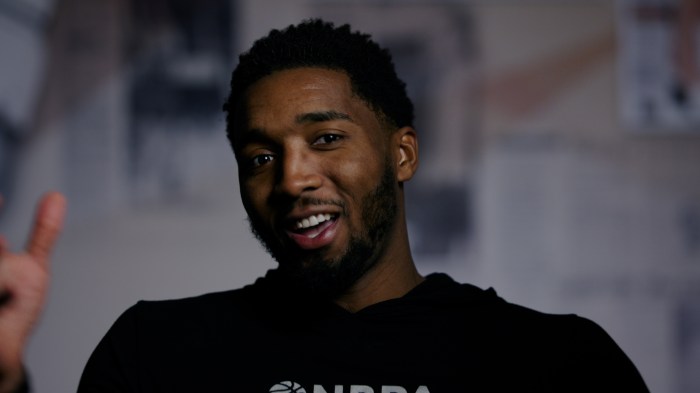 Donovan Mitchell still shot for Andscape.