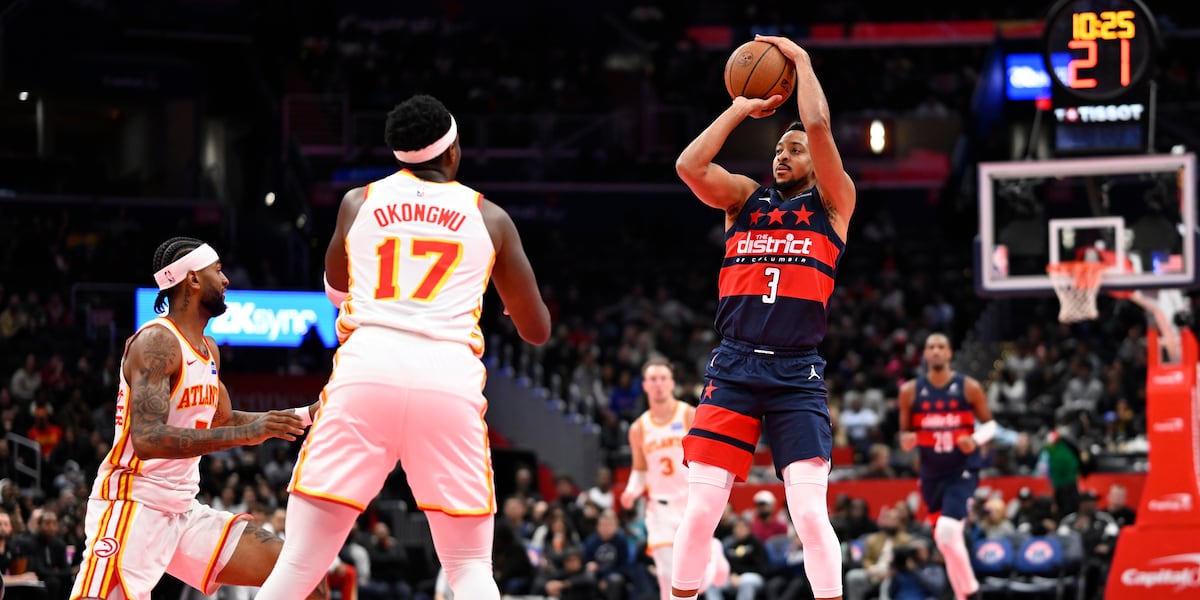 McCollum scores 46 as Wizards snap 14-game skid with 132-113 win over Hawks