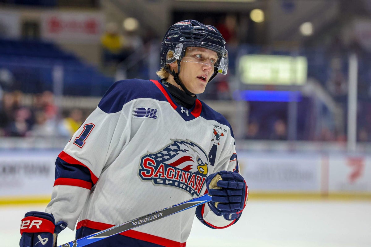 Meet 2027 NHL Draft prospect Dima Zhilkin, who found his game and a home in Saginaw