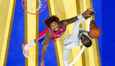 Jaylen Brown scores 32 points to lead Celtics past 76ers 109-108 for third straight win