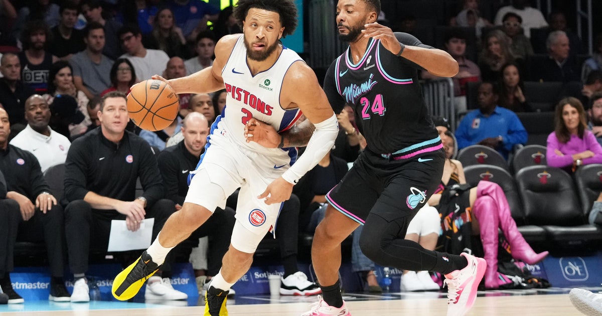 Duncan Robinson gets a win in return to Miami, as Detroit Pistons hold off Heat 138-135