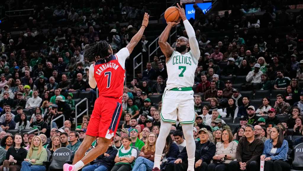 Celtics coast to 136-107 win over Wizards