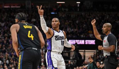 Westbrook's triple-double and Schroder's clutch run lift Kings over Warriors 121-116