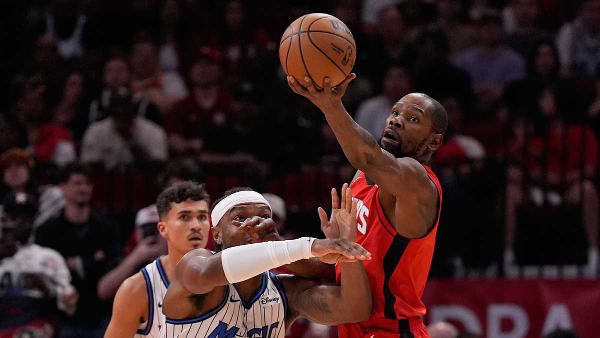 Kevin Durant leads Rockets past Magic in 117-113 OT win