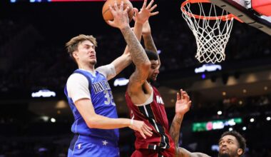 Mavericks Fall Short To Heat In Close Game Despite Flagg's Efforts