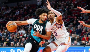 Booker scores 19 as the Suns down the Trail Blazers 127-110