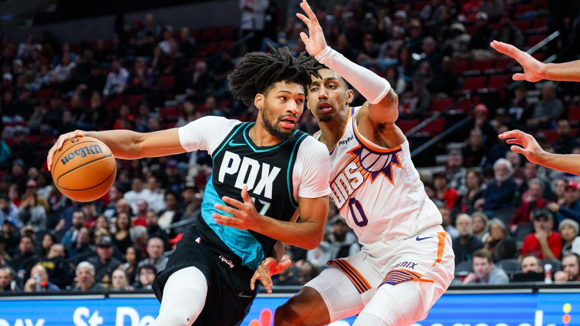 Booker scores 19 as the Suns down the Trail Blazers 127-110