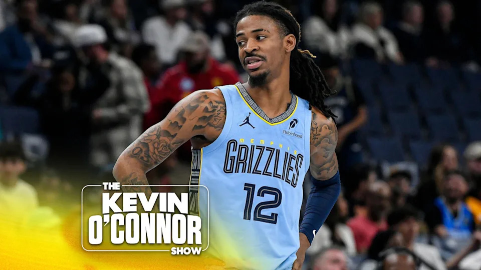 Memphis Grizzlies guard Ja Morant plays in the second half of an NBA Cup basketball game against the Los Angeles Lakers Friday, Oct. 31, 2025, in Memphis, Tenn. (AP Photo/Brandon Dill)