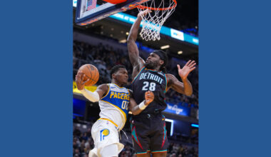 Pistons beat Pacers 122-117 to tie franchise record with 13th straight win