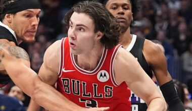 Josh Giddey struggles after Nikola Vucevic injury, Chicago Bulls vs New Orleans Pelicans score, Jock Landale career best stats