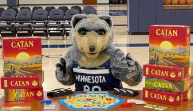 In bewildering board game news, CATAN now sponsors the Minnesota Timberwolves basketball team