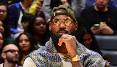 LeBron James is helping the Lakers in film study while he’s sidelined with sciatica