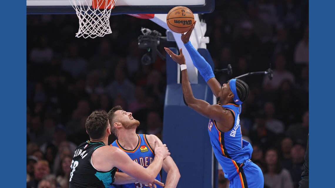 Gilgeous-Alexander scores 37 points, Thunder rout Blazers to avenge only loss