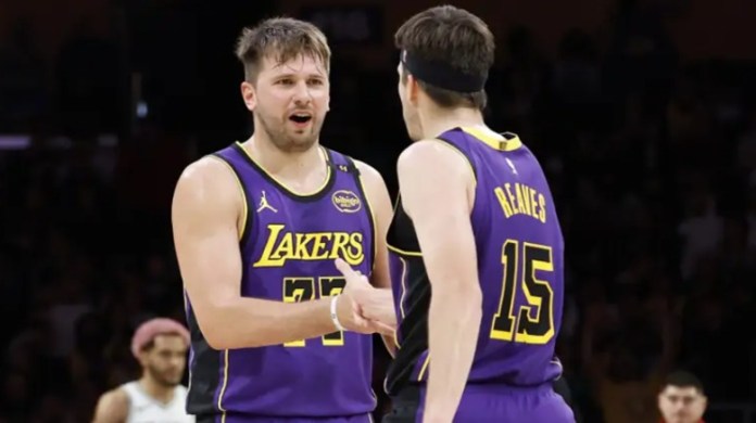 Luka Doncic, Austin Reaves, Lakers, NBA