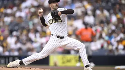 Sep 18, 2024; San Diego, California, USA; San Diego Padres starting pitcher Dylan Cease (84) pitches against the Houston Astros during the first inning at Petco Park.