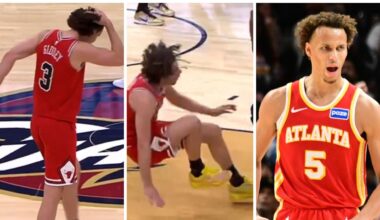 Cleveland Cavaliers v Chicago Bulls, Atlanta Hawks v Los Angeles Lakers, Josh Giddey, Dyson Daniels, ankle breaker, steals record, scores, latest
