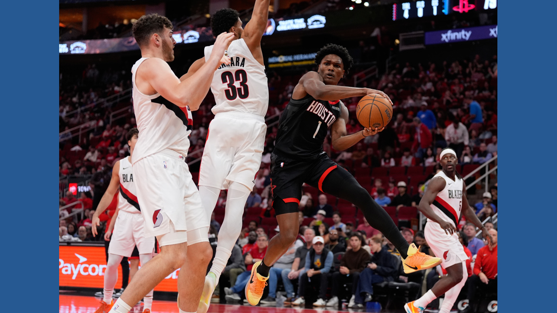 Durant scores 30 as the Rockets beat the Trail Blazers 140-116 for 3rd straight victory