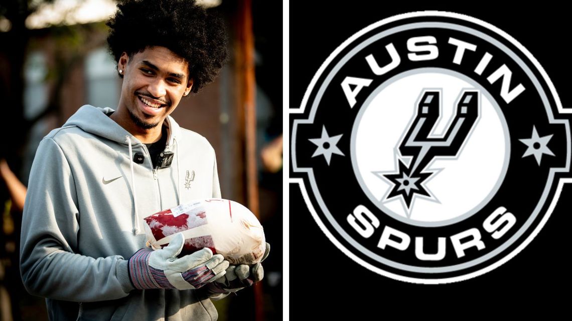 Rookie Dylan Harper participates in a Turkey Drive for the holidays; Austin Spurs news and notes
