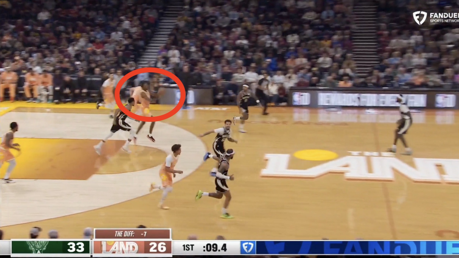 Cavaliers star launched full-court heave with so much time left on the clock