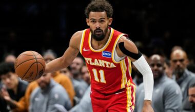 Trae Young making 'good progress' in rehab after right knee injury in October