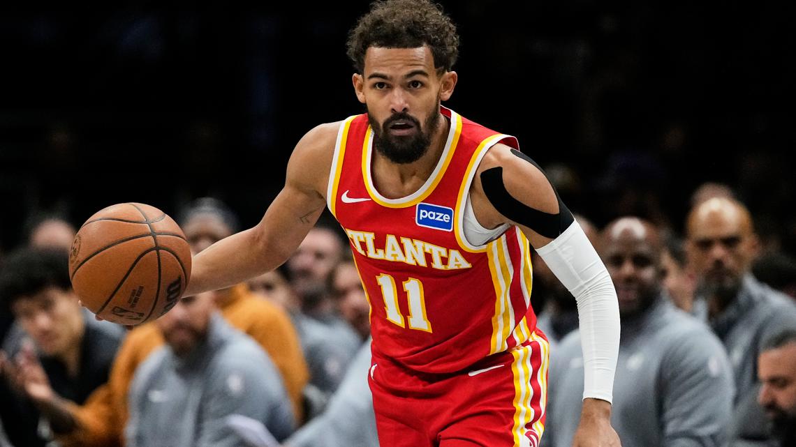 Trae Young making 'good progress' in rehab after right knee injury in October