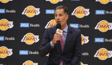 Rob Pelinka says Lakers have line of t-shirts for the team this year