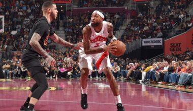 Skeleton crew Cavs fall to Raptors 112-101
