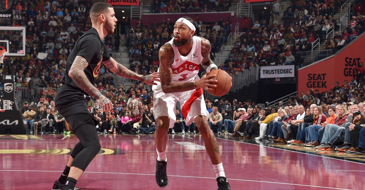 Skeleton crew Cavs fall to Raptors 112-101
