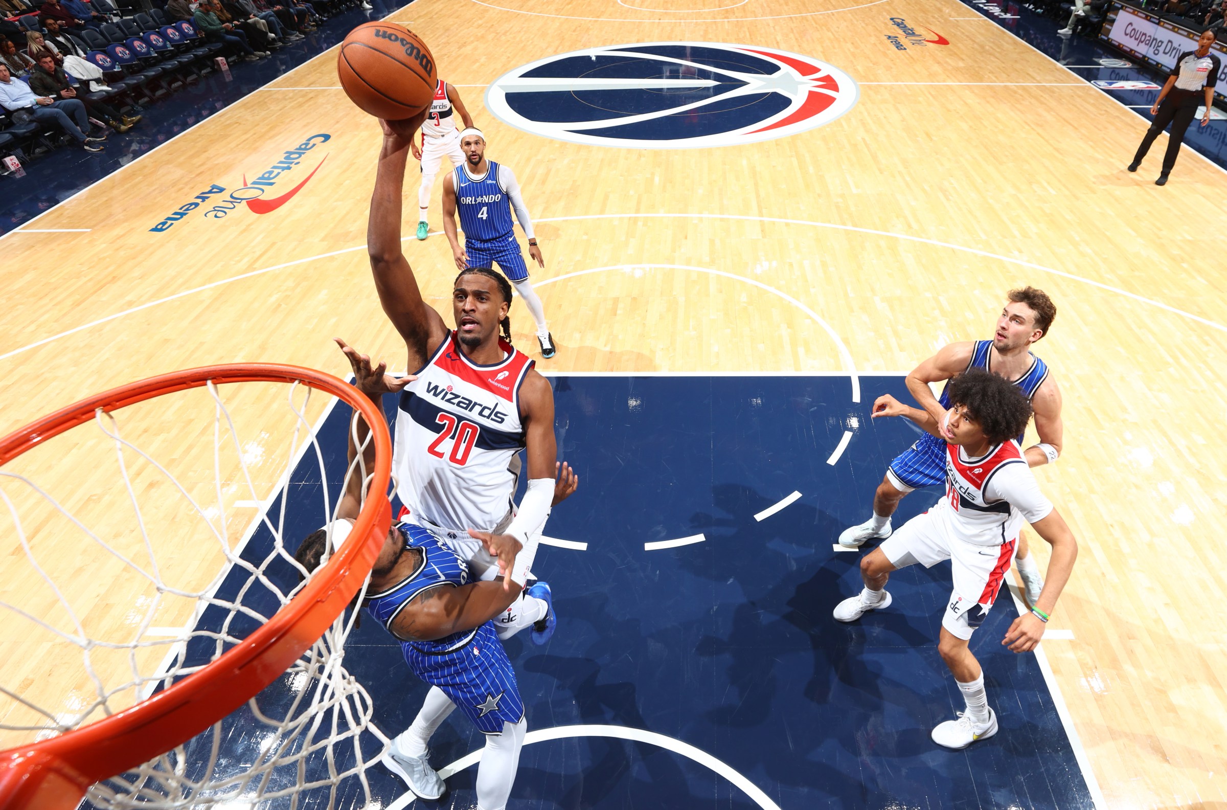 Washington Wizards big man Alex Sarr struggled in the team’s blowout loss to the Orlando Magic.
