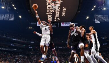 Dylan Harper exits game against Suns with calf injury