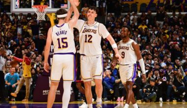 Jake LaRavia is teaching everyone who he is for the Lakers