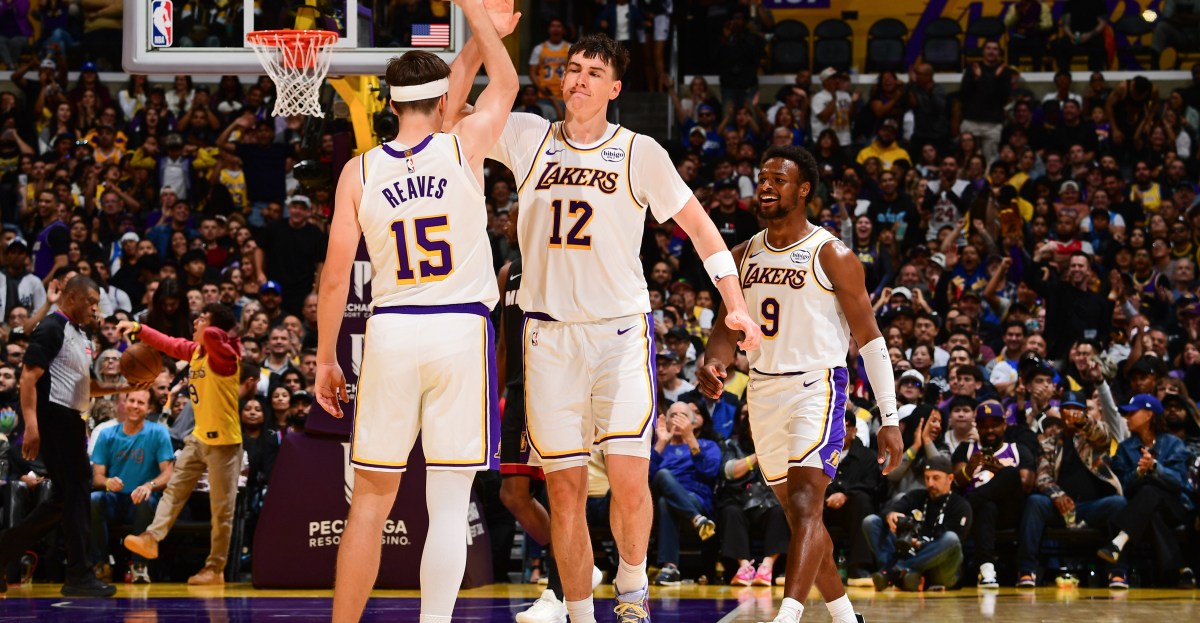 Jake LaRavia is teaching everyone who he is for the Lakers