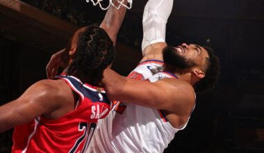 Knicks 119, Wizards 102: KAT reaches 15,000 career points, dominates Washington