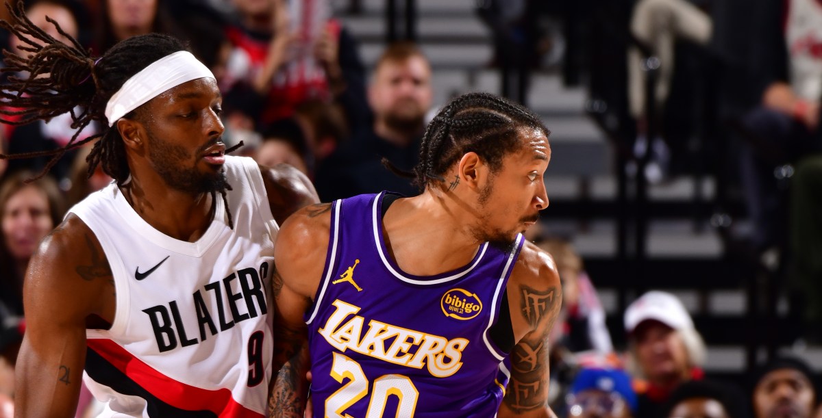 Trail Blazers’ Vaunted Defense Gets Outdone By Short-handed Lakers
