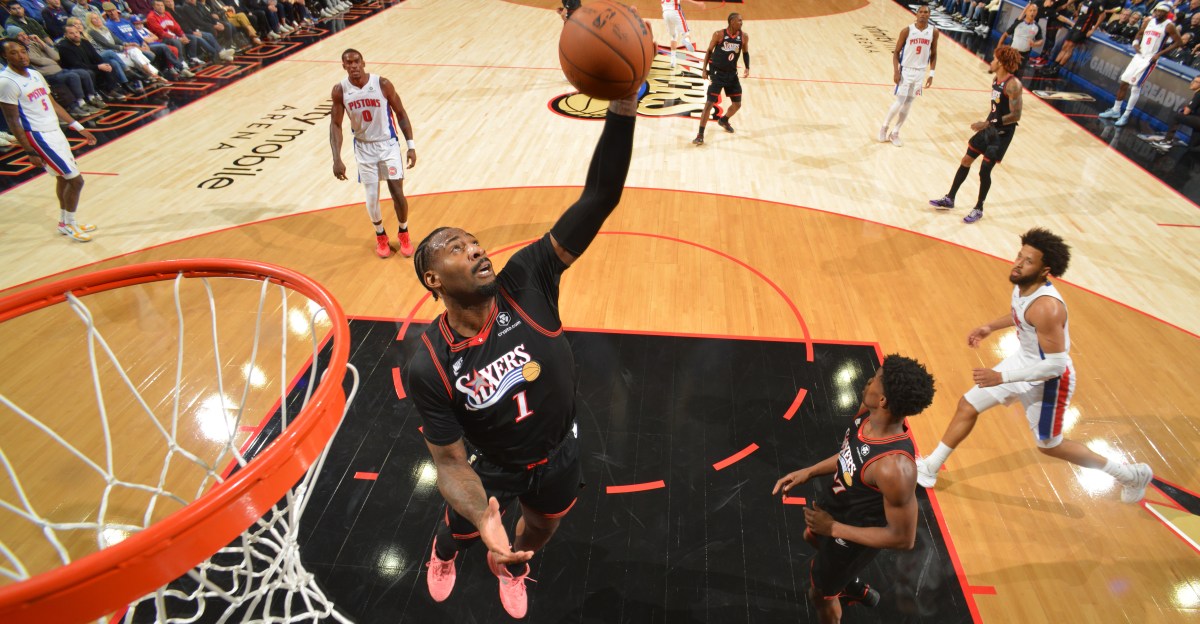 Drummond’s scoring outburst not enough to lift Sixers over Pistons in second night of back-to-back