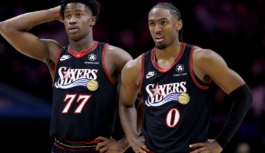 Sixers beat Raptors in Iverson-era jerseys as Trendon Watford posts triple-double, Maxey drops 31