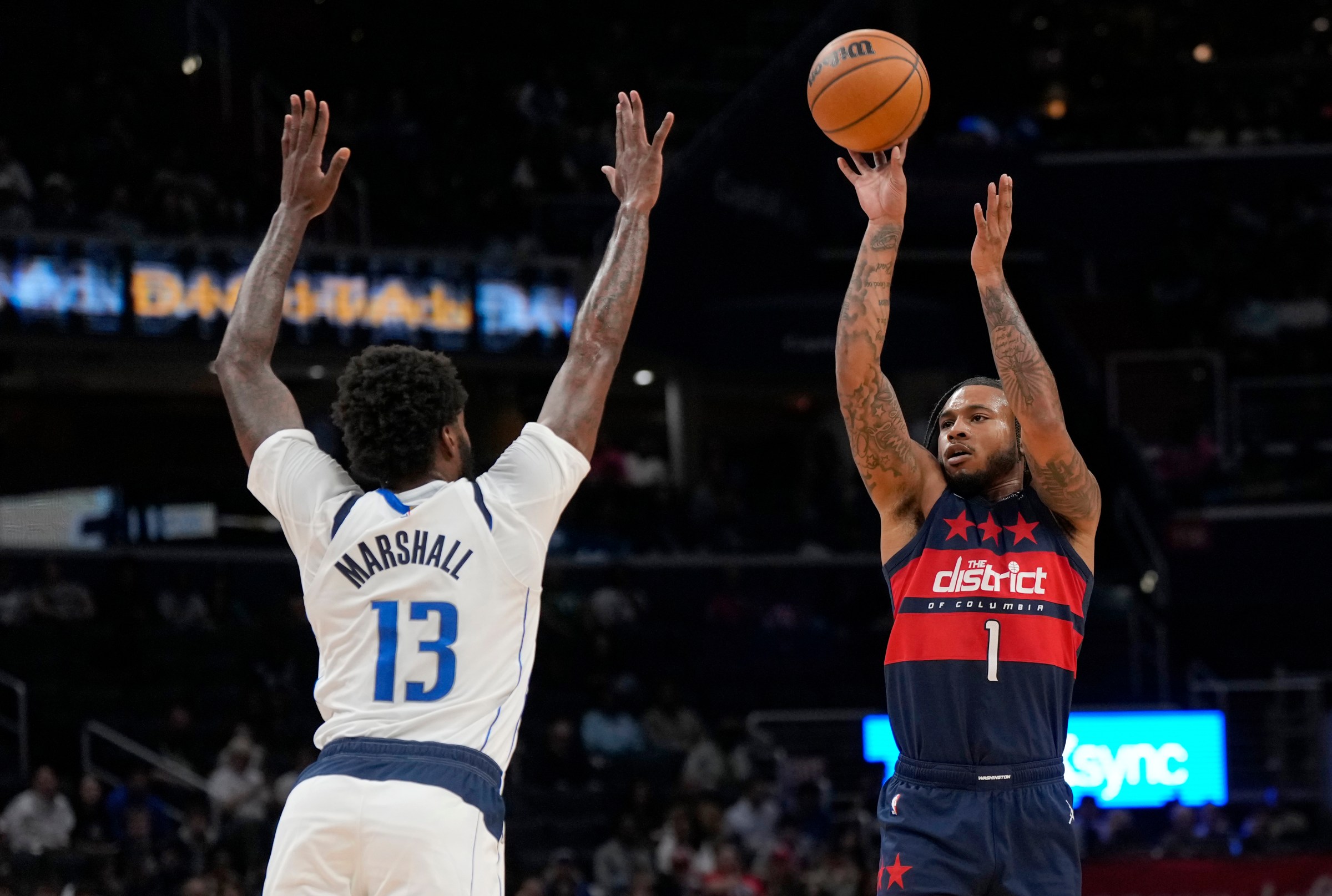 Washington Wizards forward Cam Whitmore came off the bench to score 19 points in the team’s loss to the Dallas Mavericks.
