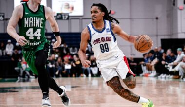 Danny Wolf’s double-double, Nolan Traore’s 17 points power Long Island past College Park