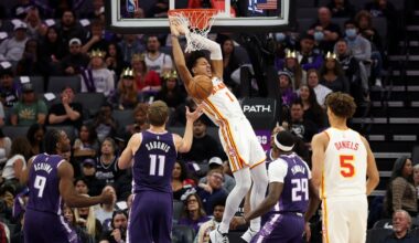 Hawks rout Kings 133-100 on first night of back-to-back