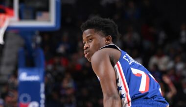 Edgecombe questionable; Embiid, Bona remain out for Sunday vs. Heat