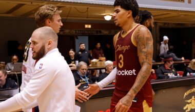 Charge fall apart late, lose to Grand Rapids 132-118