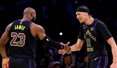 JJ Redick challenged Lakers defensively at halftime against Jazz