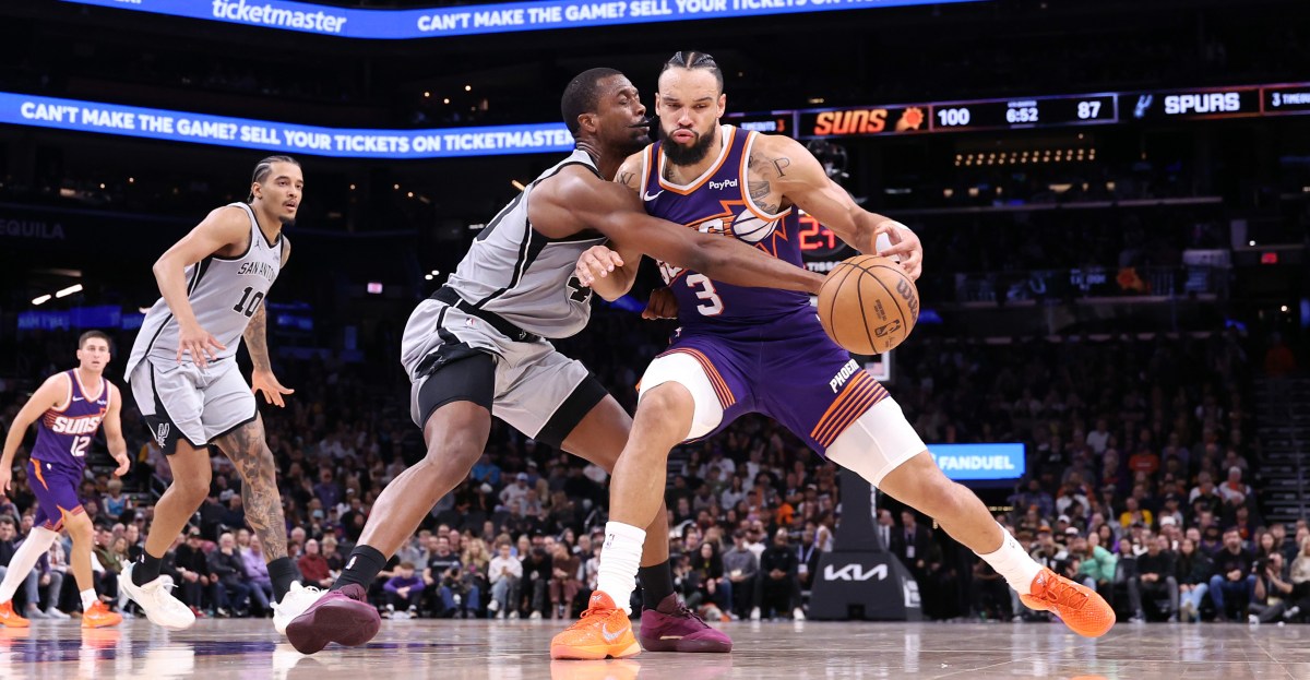 The Suns took time to warm up against the Spurs