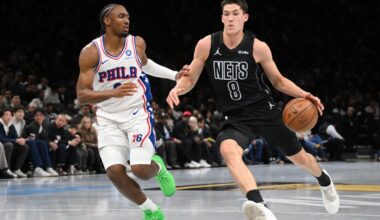 Nets struggle without Porter, lose to 76ers 115-103 as Demin scores 23